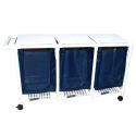 TRIPLE HAMPER W/ FOOTPEDAL