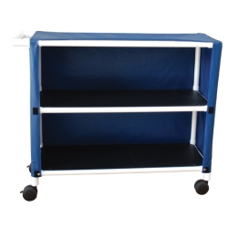 2 SHELF JUMBO LINEN CART
