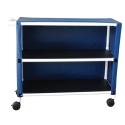 2 SHELF JUMBO LINEN CART