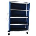 4 SHELF JUMBO LINEN CART