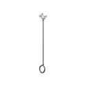 IV CARRIER W/ HOOK, 15" DROP