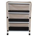 3 SHELF UTILITY/LINEN CART