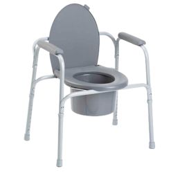 Discontinued-ALUMINUM COMMODE