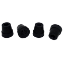 QUAD CANE TIPS - 1/2" - BLACK