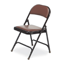 PADDED SEAT & BACK FOLDING CHA