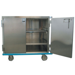 DOUBLE DOOR CLOSED CASE CART