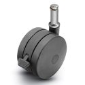 2" TWIN WHEEL CASTER, NYLON