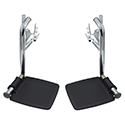 COMPLETE FOOTREST PAIR