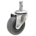 5" SWIVEL CASTER, TPR