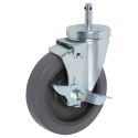 4" SWIVEL CASTER WITH BRAKE