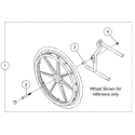 20" PNEUMATIC FLAT FREE TIRE