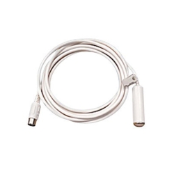WHITE, 8FT, 8PIN DIN PLUG,
