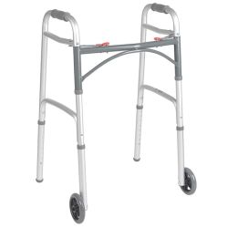 2-BUTTON WALKER W/ WHEELS