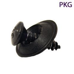 BACK SCREWS W/ WASHERS (BLACK)