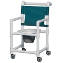 SLANT SEAT SHOWER/COMMODE