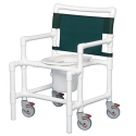 OVERSIZE SHOWER/COMMODE CHAIR