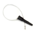 1/4" BLK DUMMY PLUG W/5" WHITE