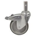 5" TOTAL LOCK CASTER, TPR