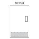 STAINLESS STEEL KICK PLATE
