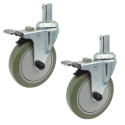 5" REAR SWIVEL CASTER W/ BRAKE