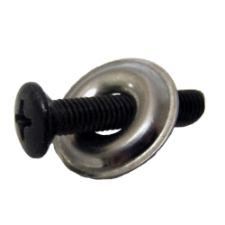 BACK SCREW W/WASHER (BLACK)