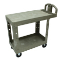 FLAT SHELF UTILITY CART/BEIGE