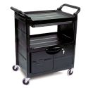 UTILITY CART W/ LOCKABLE DOORS