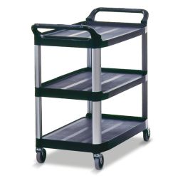 UTILITY CART-OPEN SHELVING