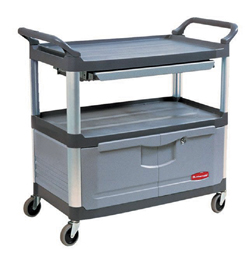INSTRUMENT CART W/ LOCKABLE DO