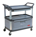 INSTRUMENT CART W/ LOCKABLE DO