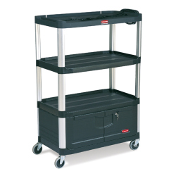 AUDIO-VISUAL CART/BLACK