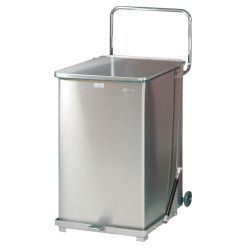 SQUARE STEP CAN W/ QUIET CLOSE
