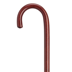 HOSPITAL CANE-MAHOGANY