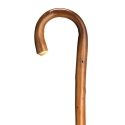 CROOK HANDLE CANE-NATURAL WOOD