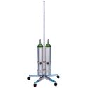 48" VENTILATOR STAND W/DUAL O2