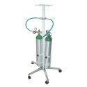VENTILATOR STAND W/ DUAL OXYGN