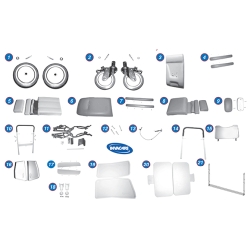 BACK & HEADREST UPHOLSTERY KIT