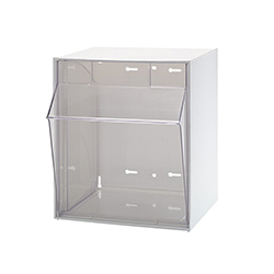 CLEAR TIP OUT BINS - 1 BIN