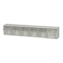 CLEAR TIP OUT BINS - 6 BIN