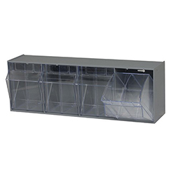 CLEAR TIP OUT BIN DIVIDER FOR