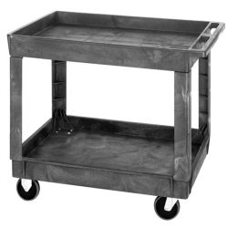 PLASTIC MOBILE CART - GREY