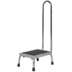 STAINLESS STEEL FOOTSTOOL W/