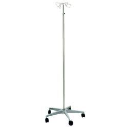 I.V. POLE, ALUMINUM BASE