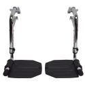 CHROME FOOTREST WITH ALUM