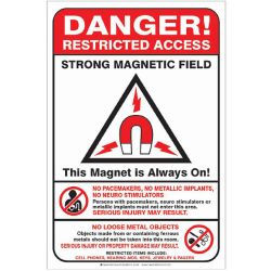 WARNING WALL SIGNS-ENGLISH
