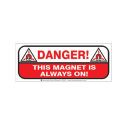 WARNING WALL SIGN-ENGLISH