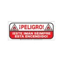 WARNING WALL SIGN-SPANISH
