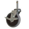 4" SWIVEL CASTER W/ BRAKE FOR