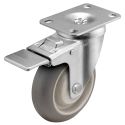 6" TOTAL LOCK CASTER, MONOTECH