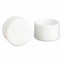 PLASTIC LEG TIP - ROUND, WHITE